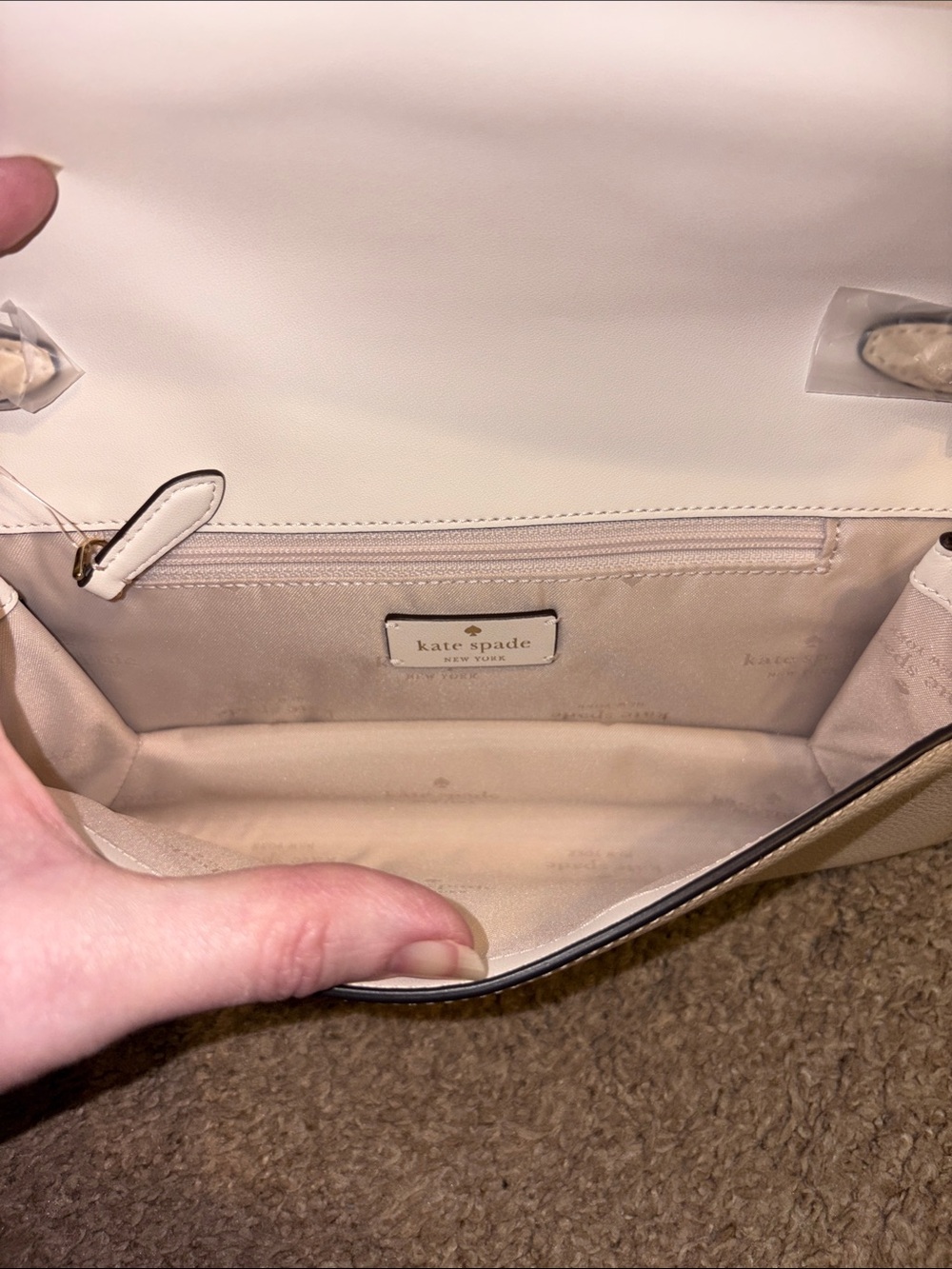 NWT-Kate Spade-SET-Ivy Floral Crossbody & Keyring Card Holder-Milk Glass-$558 - Picture 8 of 15